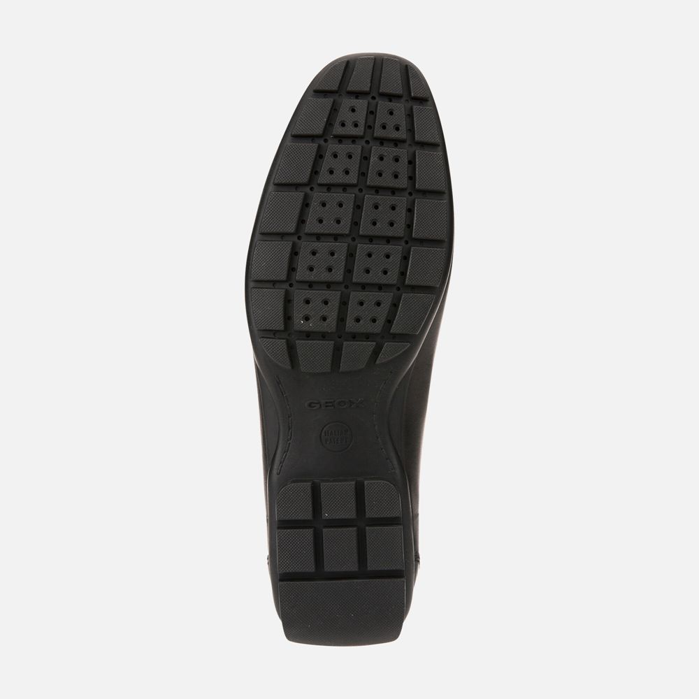 Mocassins Geox Homem Pretas - Moner 2Fit Wide - KTJRO6479